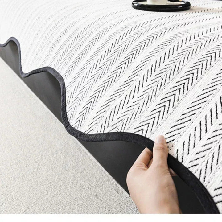Copertura per Divano Aurivelle a Zigzag con Bordo Scallop