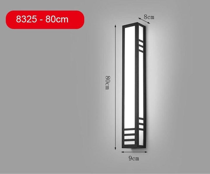 AuroBeam: Moderno Applique LED da Esterno – Elegante e Resistente alle Intemperie per Ingressi