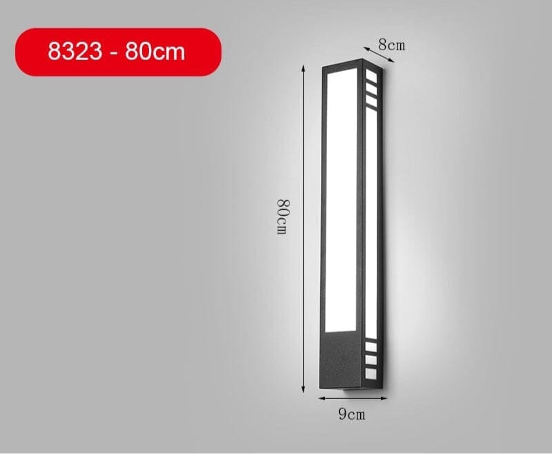 AuroBeam: Moderno Applique LED da Esterno – Elegante e Resistente alle Intemperie per Ingressi