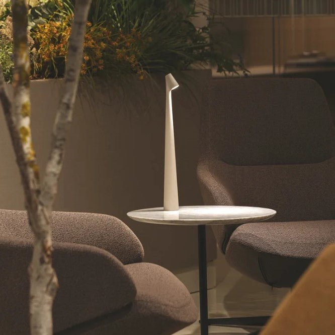 AuroLicht: Lampada da tavolo LED senza fili ricaricabile – lampada a batteria dimmerabile per interni ed esterni