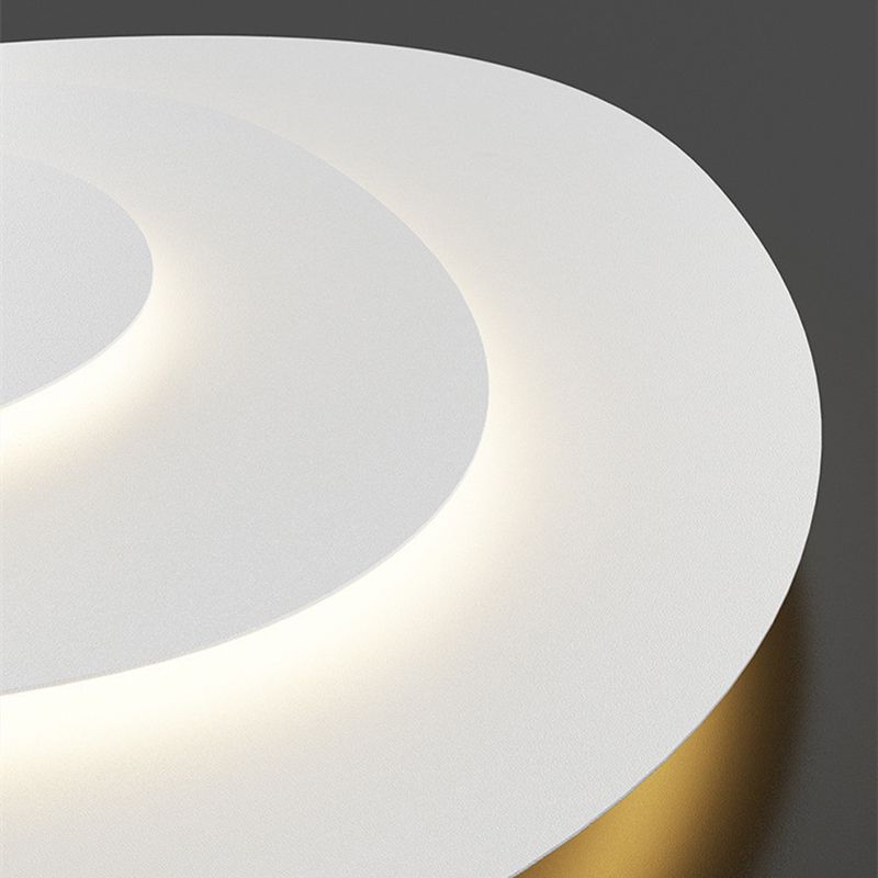 AuroLine: Lampada da soffitto LED moderna – Lampada in metallo con funzione dimmer per camera da letto, sala da pranzo e soggiorno