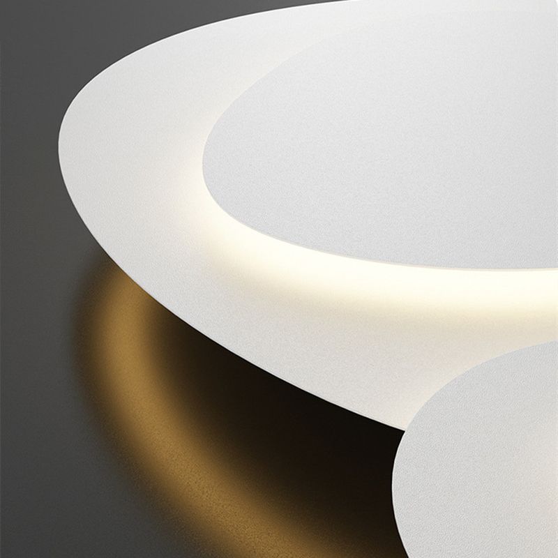 AuroLine: Lampada da soffitto LED moderna – Lampada in metallo con funzione dimmer per camera da letto, sala da pranzo e soggiorno