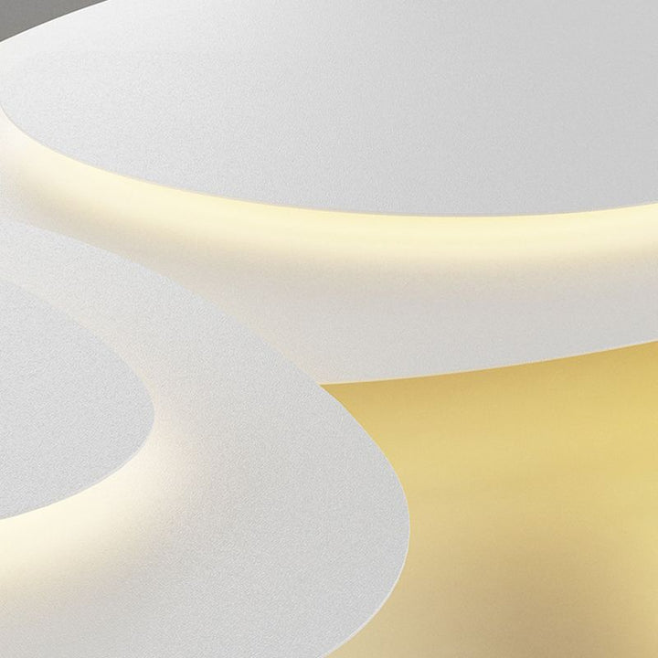 AuroLine: Lampada da soffitto LED moderna – Lampada in metallo con funzione dimmer per camera da letto, sala da pranzo e soggiorno