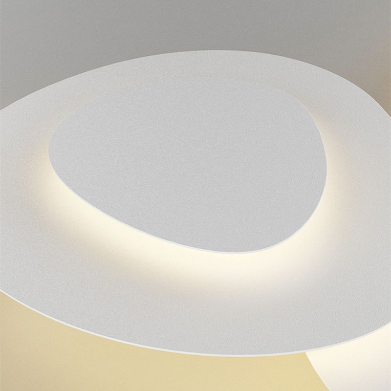 AuroLine: Lampada da soffitto LED moderna – Lampada in metallo con funzione dimmer per camera da letto, sala da pranzo e soggiorno