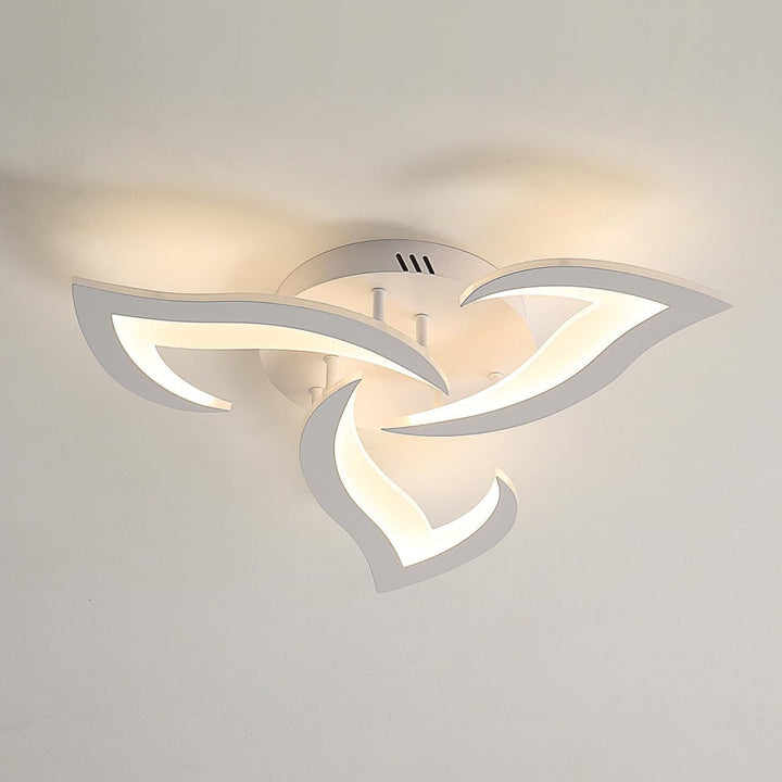 AuroraFlora: Lampada da soffitto LED moderna a forma di fiore – elegante e decorativa per soggiorni e aree living