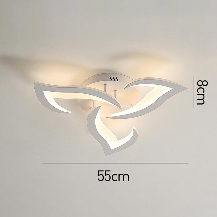 AuroraFlora: Lampada da soffitto LED moderna a forma di fiore – elegante e decorativa per soggiorni e aree living