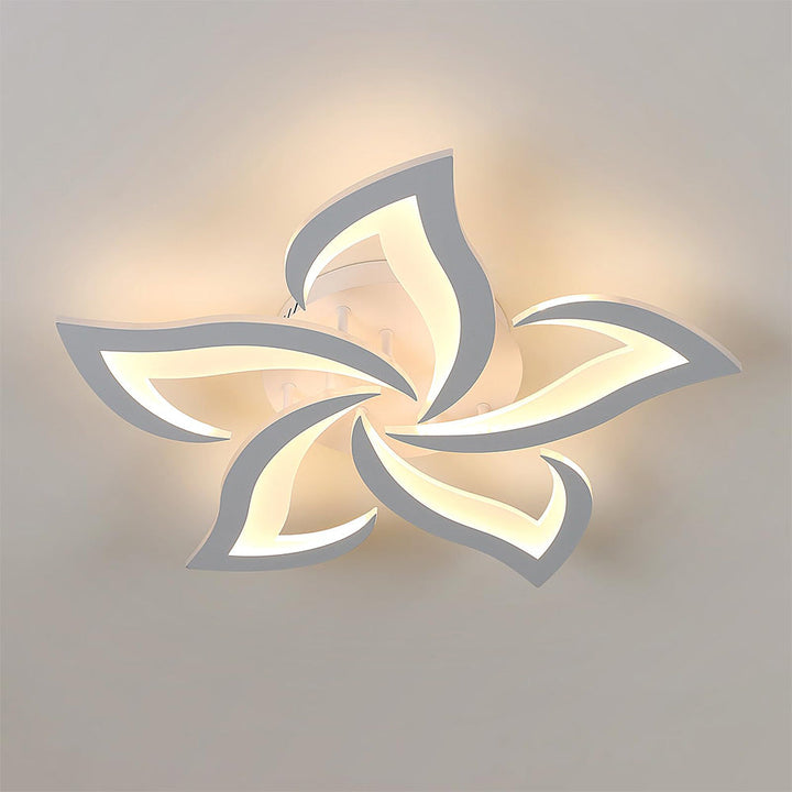 AuroraFlora: Lampada da soffitto LED moderna a forma di fiore – elegante e decorativa per soggiorni e aree living