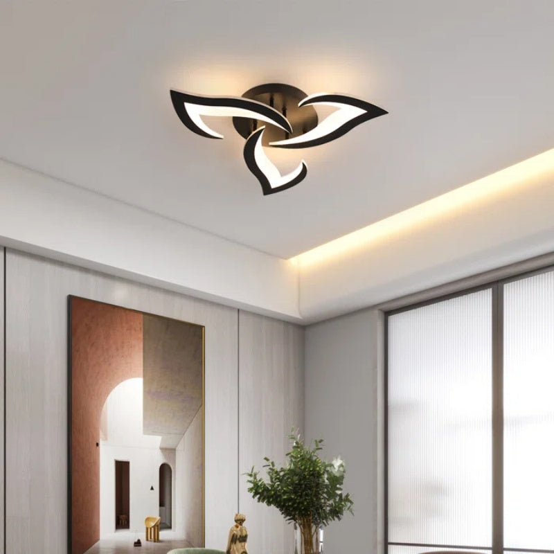AuroraFlora: Lampada da soffitto LED moderna a forma di fiore – elegante e decorativa per soggiorni e aree living