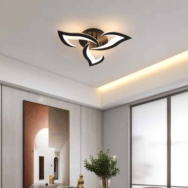 AuroraFlora: Lampada da soffitto LED moderna a forma di fiore – elegante e decorativa per soggiorni e aree living