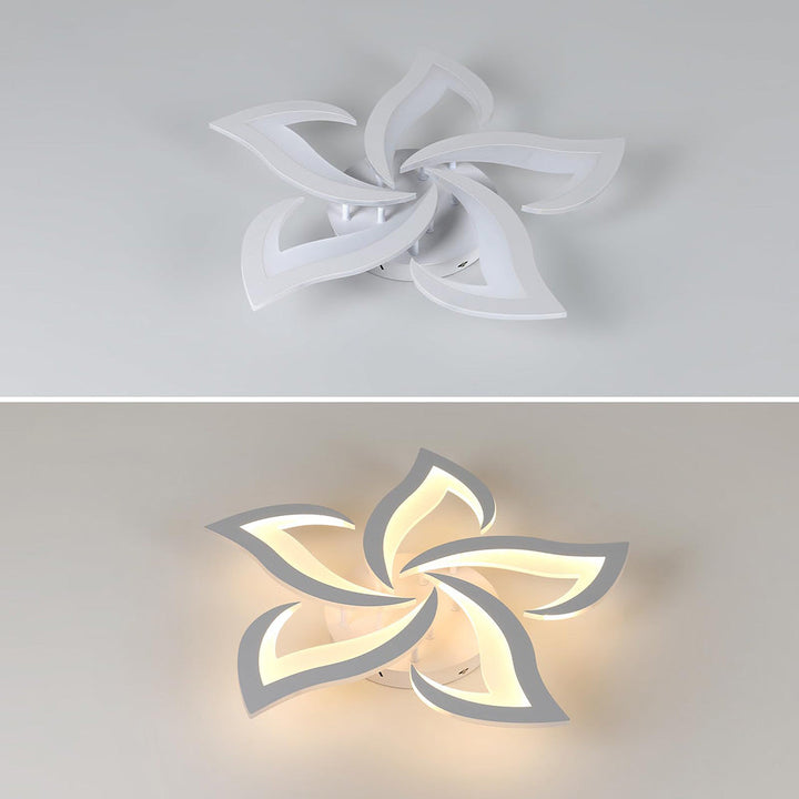 AuroraFlora: Lampada da soffitto LED moderna a forma di fiore – elegante e decorativa per soggiorni e aree living