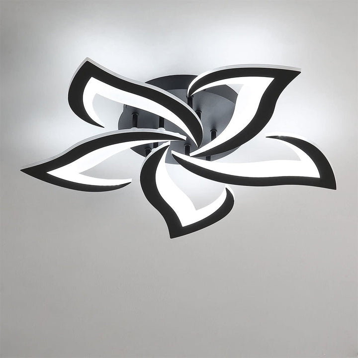 AuroraFlora: Lampada da soffitto LED moderna a forma di fiore – elegante e decorativa per soggiorni e aree living