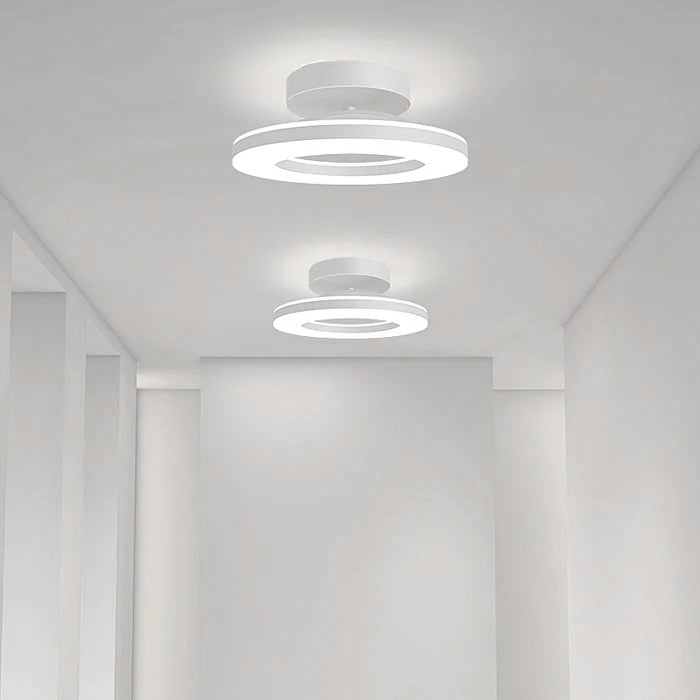 AuroraFlur: Lampada a soffitto LED rotonda moderna – decorativa e durevole per corridoio e camera da letto