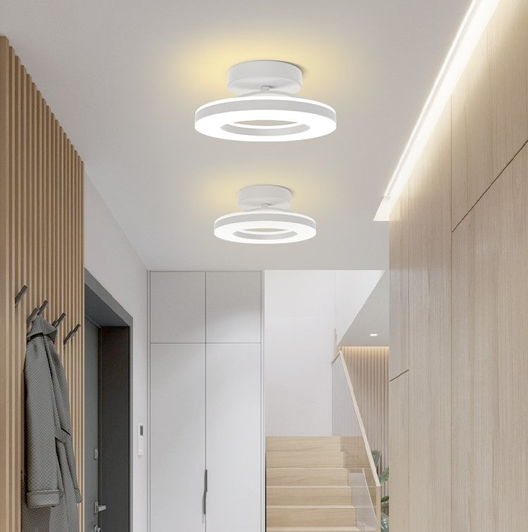 AuroraFlur: Lampada a soffitto LED rotonda moderna – decorativa e durevole per corridoio e camera da letto