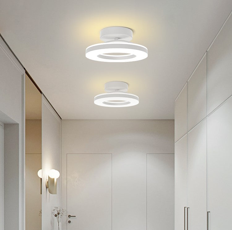 AuroraFlur: Lampada a soffitto LED rotonda moderna – decorativa e durevole per corridoio e camera da letto