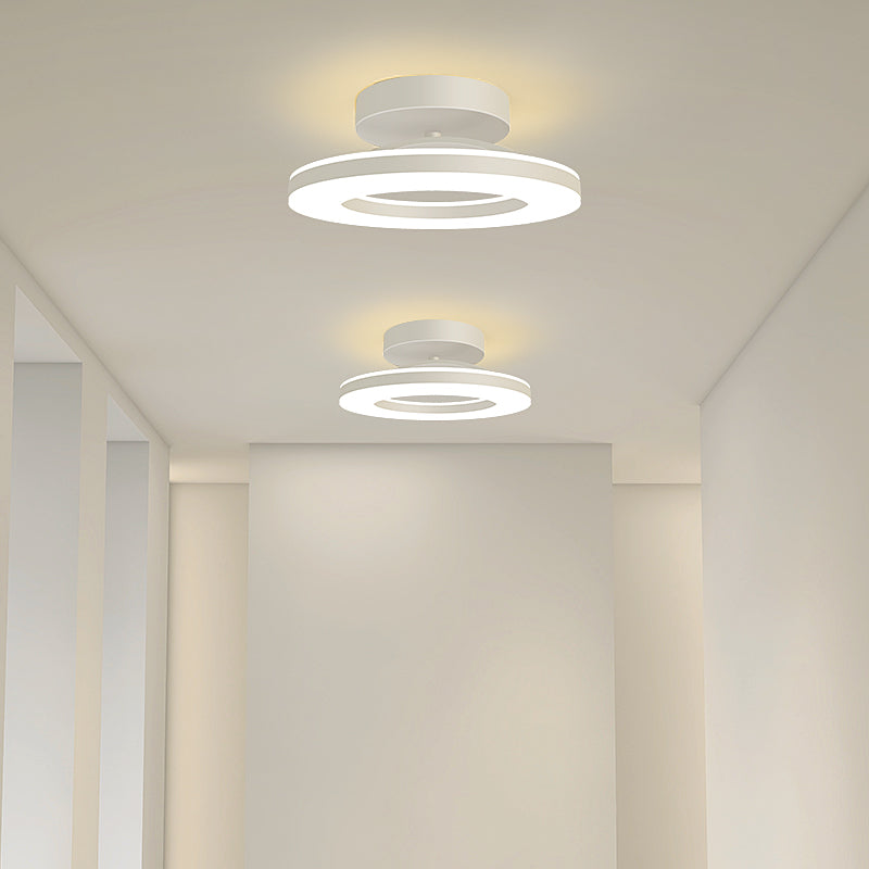 AuroraFlur: Lampada a soffitto LED rotonda moderna – decorativa e durevole per corridoio e camera da letto