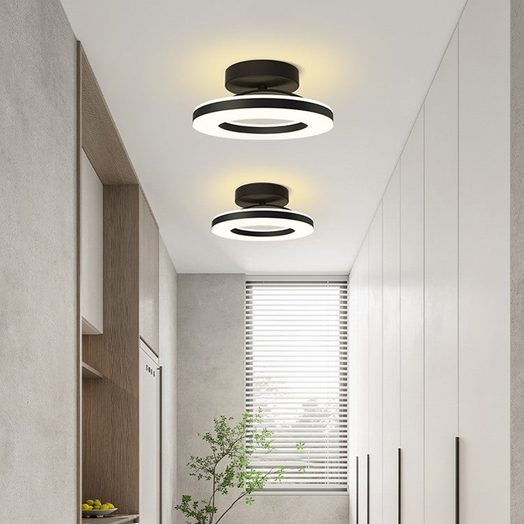 AuroraFlur: Lampada a soffitto LED rotonda moderna – decorativa e durevole per corridoio e camera da letto