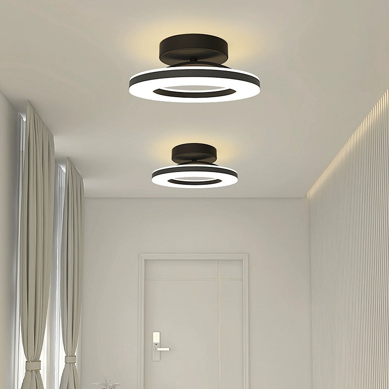 AuroraFlur: Lampada a soffitto LED rotonda moderna – decorativa e durevole per corridoio e camera da letto