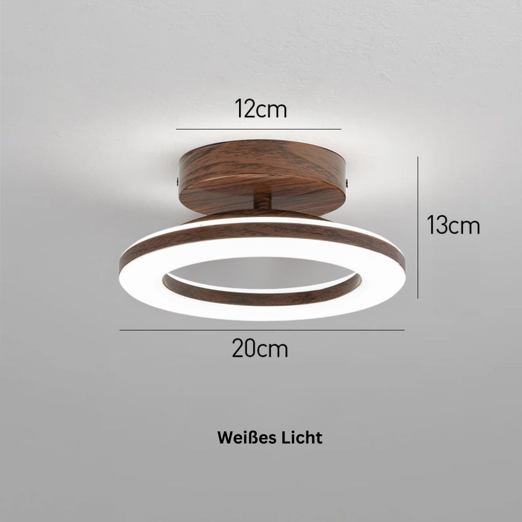 AuroraFlur: Lampada a soffitto LED rotonda moderna – decorativa e durevole per corridoio e camera da letto