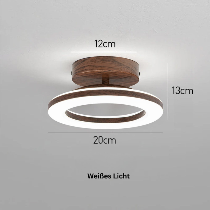 AuroraFlur: Lampada a soffitto LED rotonda moderna – decorativa e durevole per corridoio e camera da letto