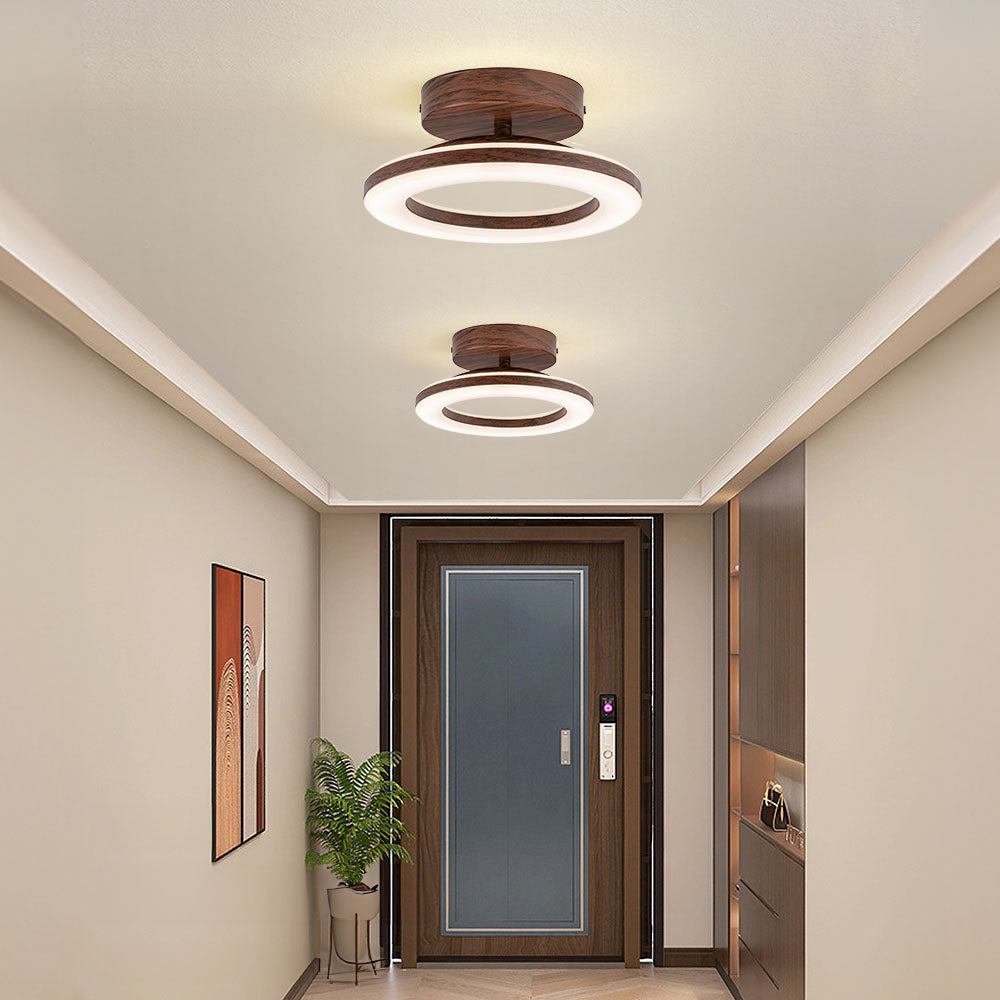 AuroraFlur: Lampada a soffitto LED rotonda moderna – decorativa e durevole per corridoio e camera da letto