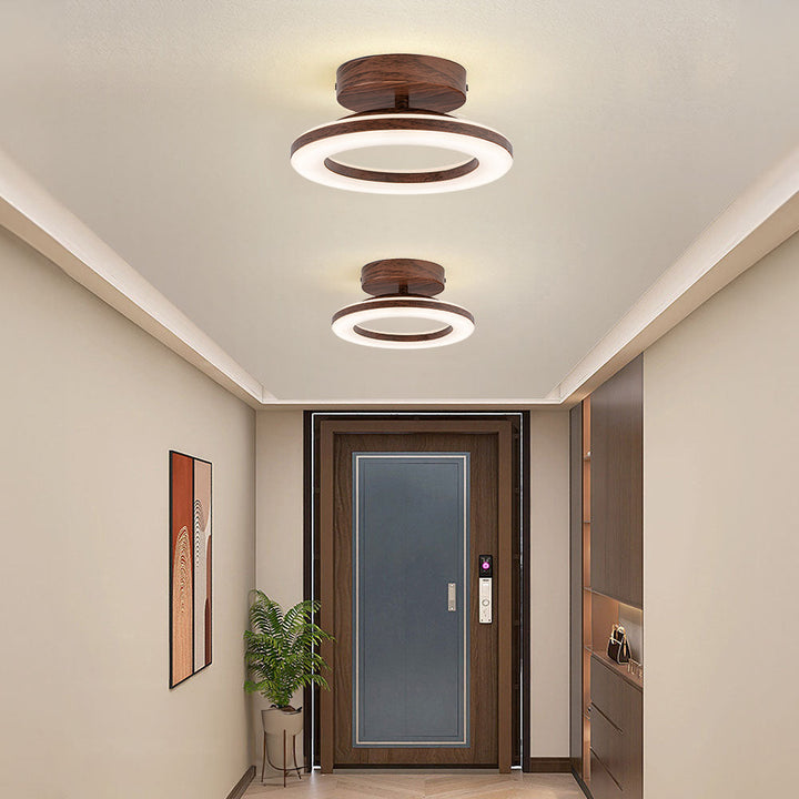 AuroraFlur: Lampada a soffitto LED rotonda moderna – decorativa e durevole per corridoio e camera da letto