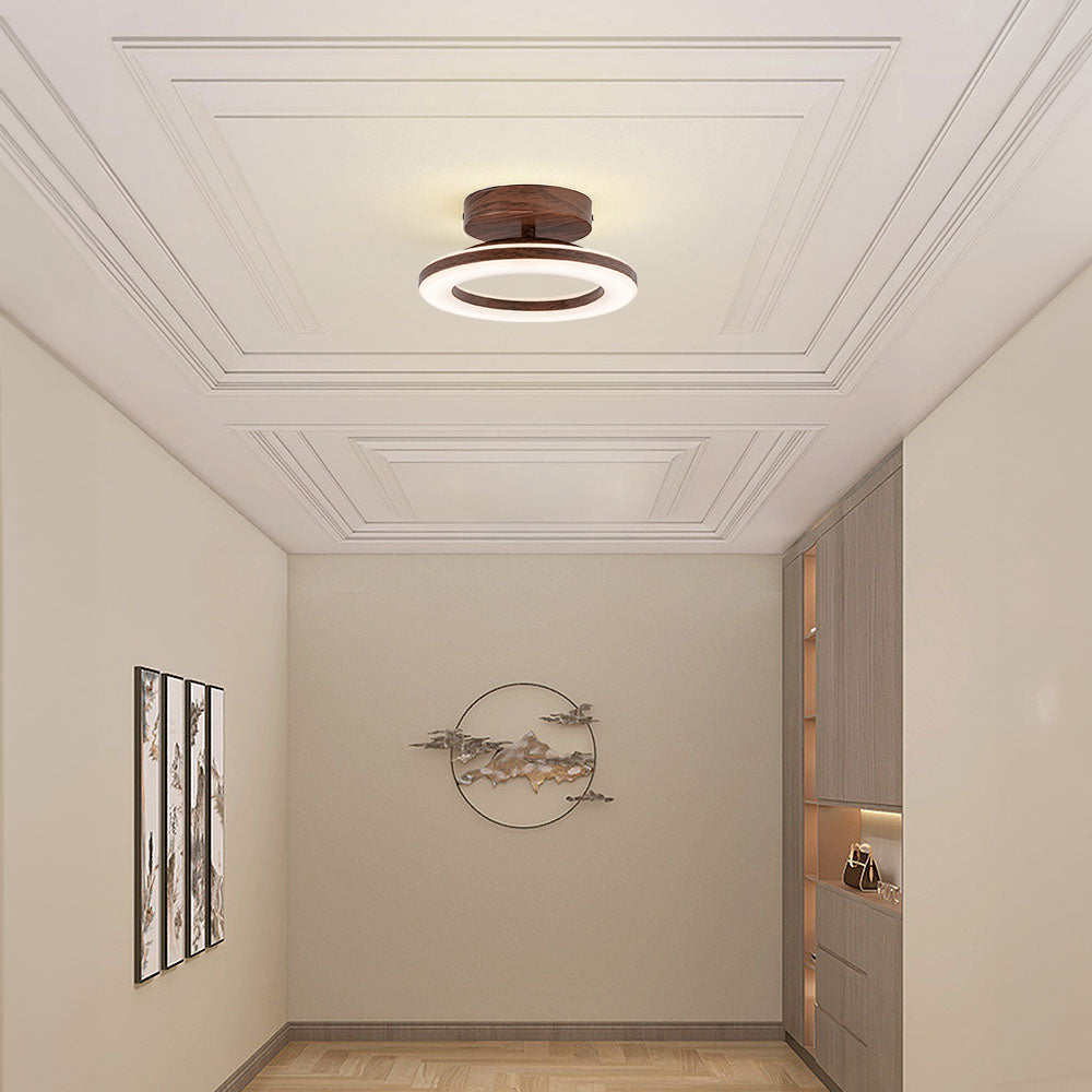 AuroraFlur: Lampada a soffitto LED rotonda moderna – decorativa e durevole per corridoio e camera da letto