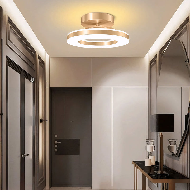 AuroraFlur: Lampada a soffitto LED rotonda moderna – decorativa e durevole per corridoio e camera da letto