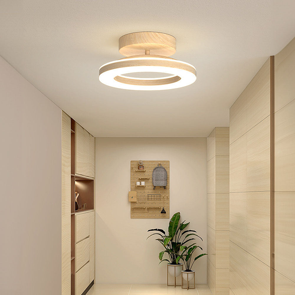 AuroraFlur: Lampada a soffitto LED rotonda moderna – decorativa e durevole per corridoio e camera da letto