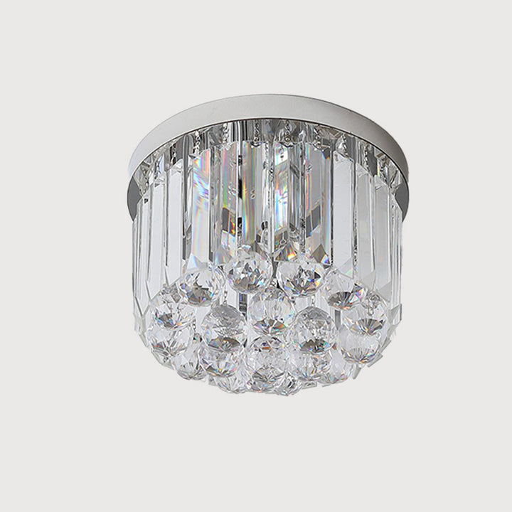 AuroraKristall: Lampada da soffitto moderna in cristallo 2 fiamme – elegante e decorativa per soggiorno e sala da pranzo