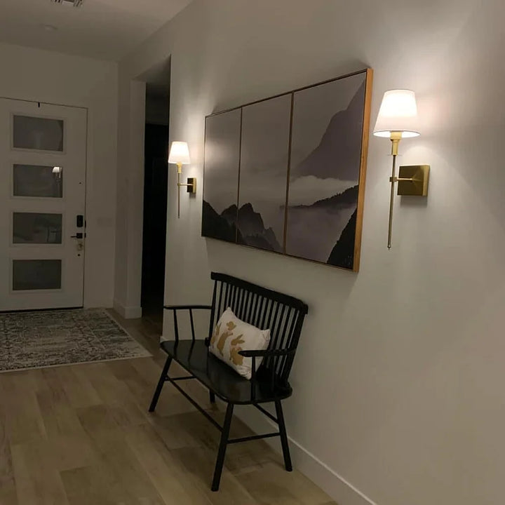 AuroraLite: Applique senza fili con batteria – Illuminazione a LED per interni ed esterni (set da 2)