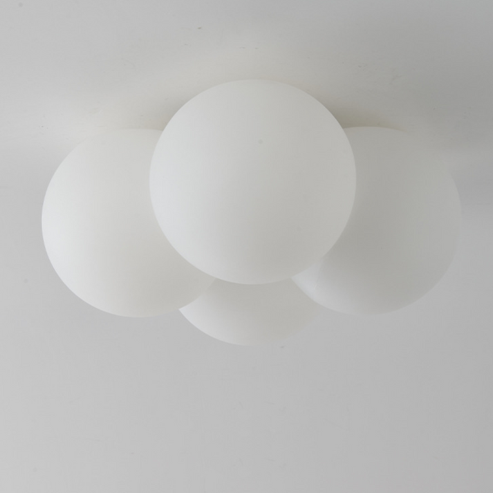 AuroraWolke: Lampada da soffitto LED moderna in stile scandinavo – elegante e accogliente per aree soggiorno e pranzo