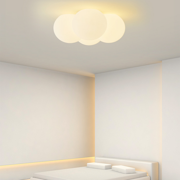 AuroraWolke: Lampada da soffitto LED moderna in stile scandinavo – elegante e accogliente per aree soggiorno e pranzo