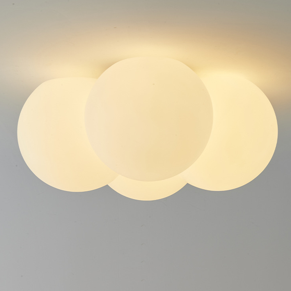 AuroraWolke: Lampada da soffitto LED moderna in stile scandinavo – elegante e accogliente per aree soggiorno e pranzo
