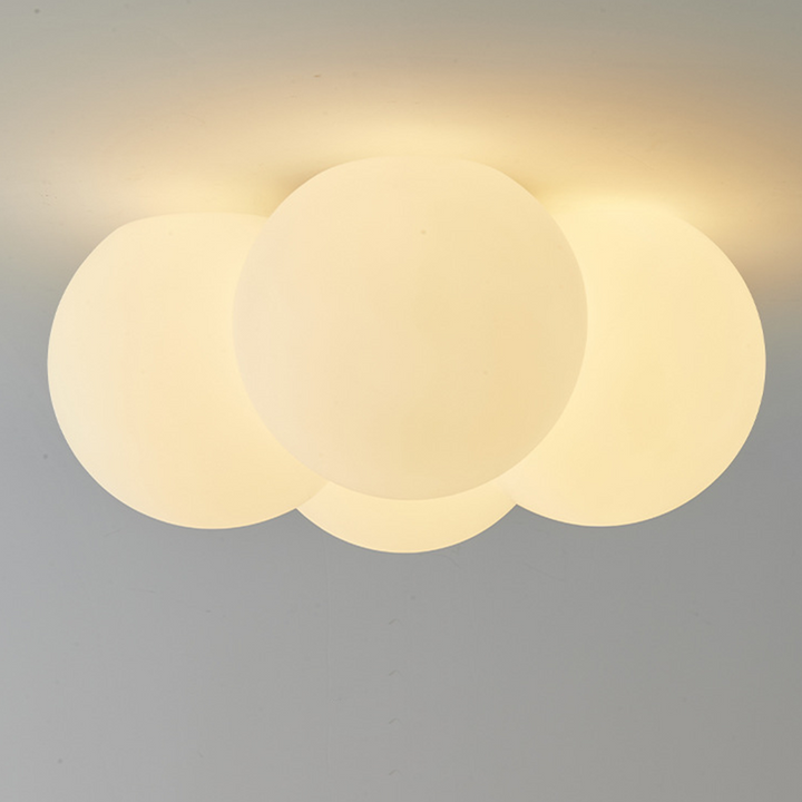 AuroraWolke: Lampada da soffitto LED moderna in stile scandinavo – elegante e accogliente per aree soggiorno e pranzo