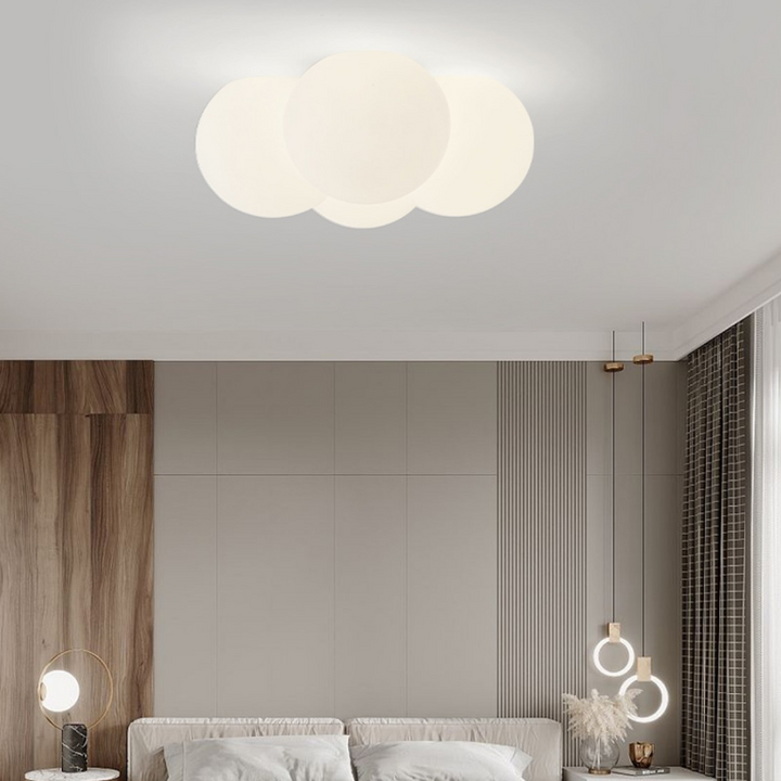AuroraWolke: Lampada da soffitto LED moderna in stile scandinavo – elegante e accogliente per aree soggiorno e pranzo