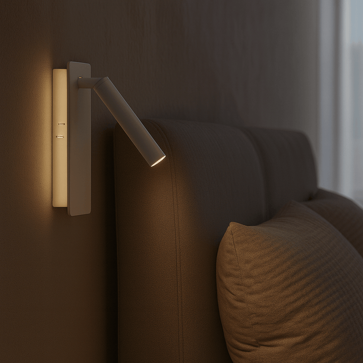 TWIRLLITE – Lampada LED Rotante per Illuminazione del Letto Regolabile