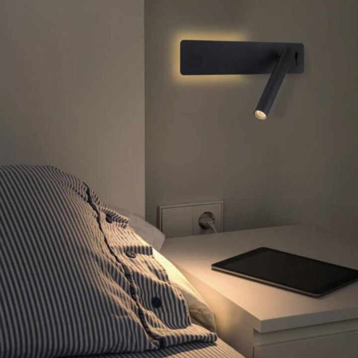 TWIRLLITE – Lampada LED Rotante per Illuminazione del Letto Regolabile