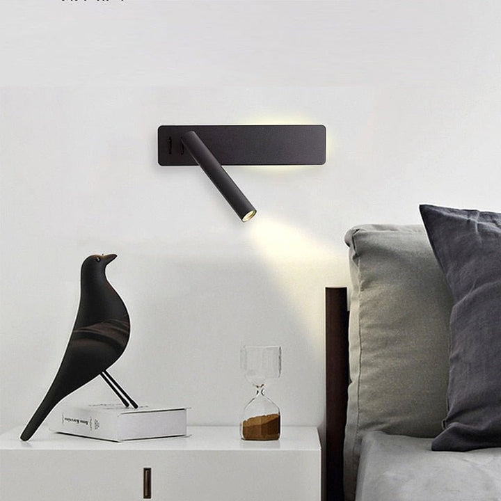 TWIRLLITE – Lampada LED Rotante per Illuminazione del Letto Regolabile