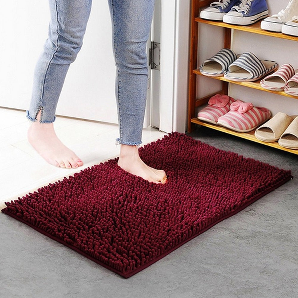 BadeWohl: Tappetino da Bagno in Chenille Antiscivolo – Super Morbido, Assorbente e Facile da Pulire