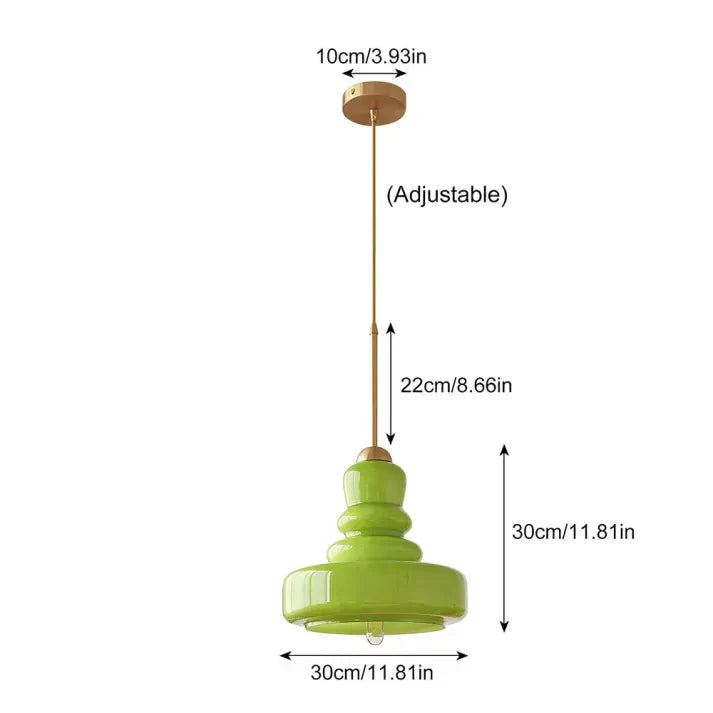 Bauvelle: Lampada a sospensione in vetro e ottone in forma di zucca – per ambienti di design eleganti