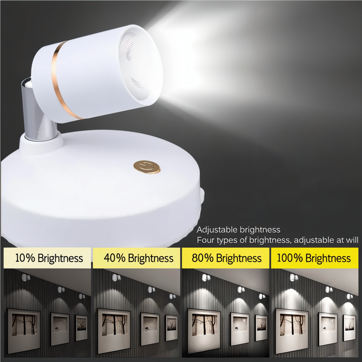 BeamLuxe: Applique LED senza fili – Illuminazione d&