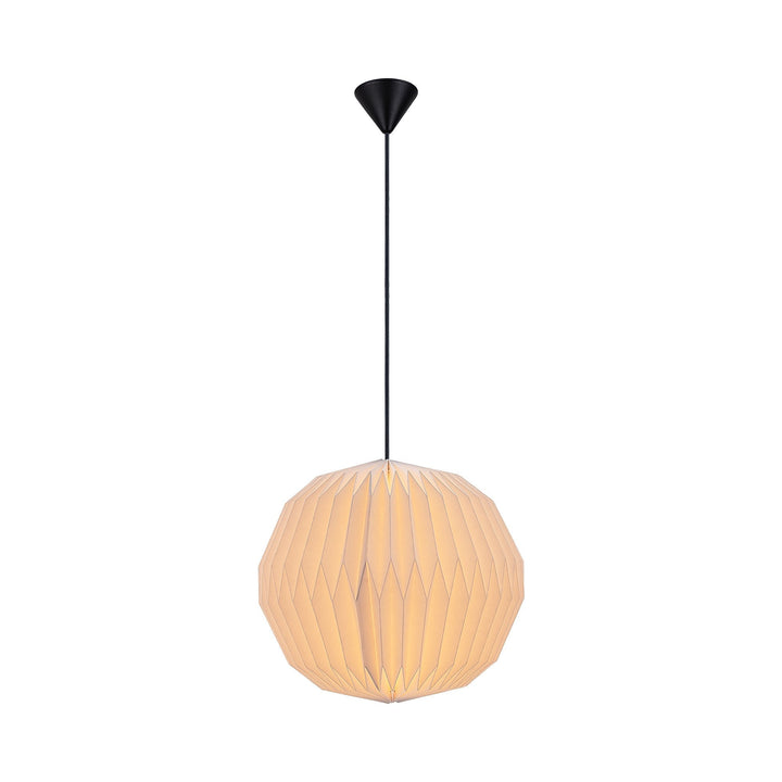 Lampada da soffitto in carta Belloy con paralume facile da montare