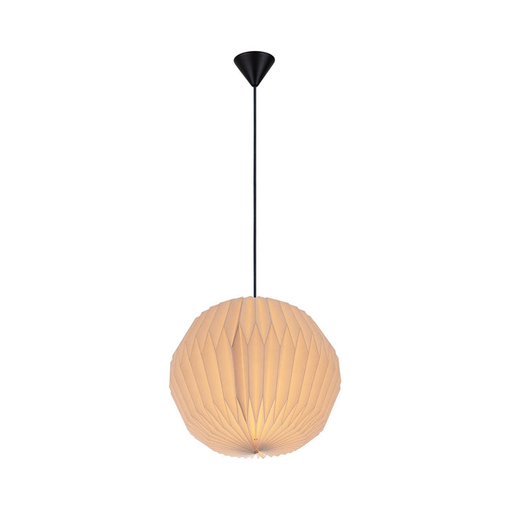 Lampada da soffitto in carta Belloy con paralume facile da montare