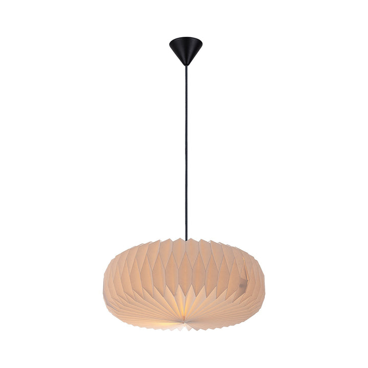 Lampada da soffitto in carta Belloy con paralume facile da montare