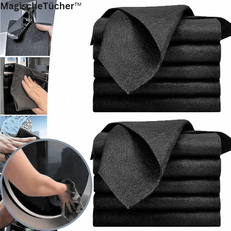 MagischeTücher™ Panni in microfibra | Senza tracce &amp; Senza pelucchi | Riutilizzabili &amp; Versatili | Per una brillantezza senza chimica