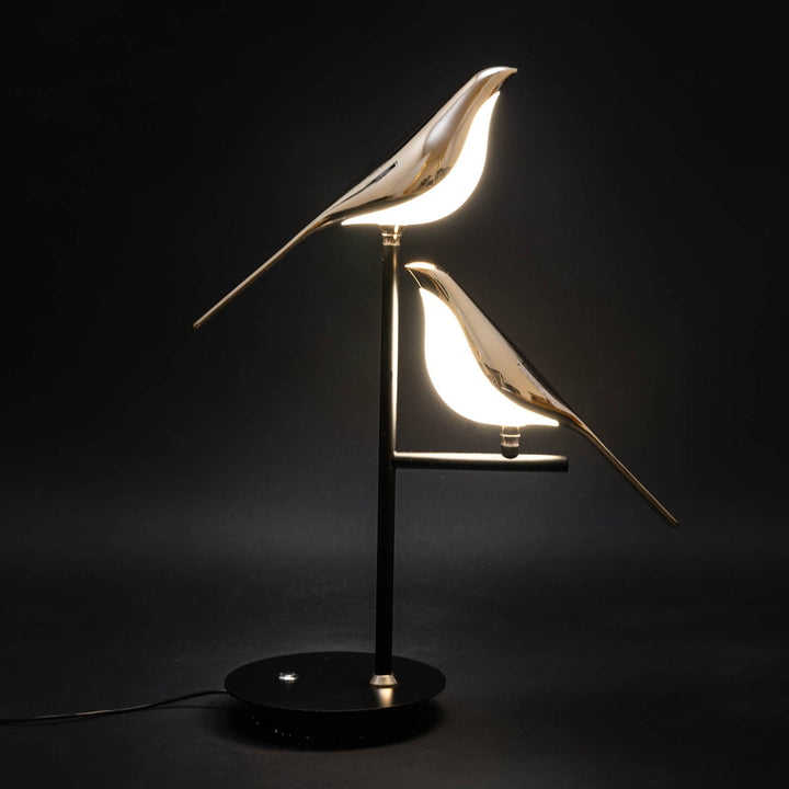 BirdLume: Elegante lampada da comodino LED a forma di uccello – Lampada da scrivania a risparmio energetico