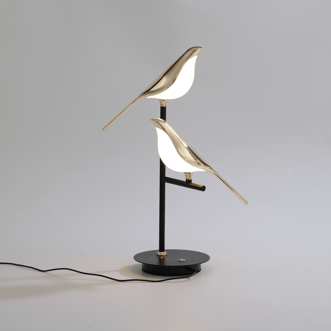 BirdLume: Elegante lampada da comodino LED a forma di uccello – Lampada da scrivania a risparmio energetico