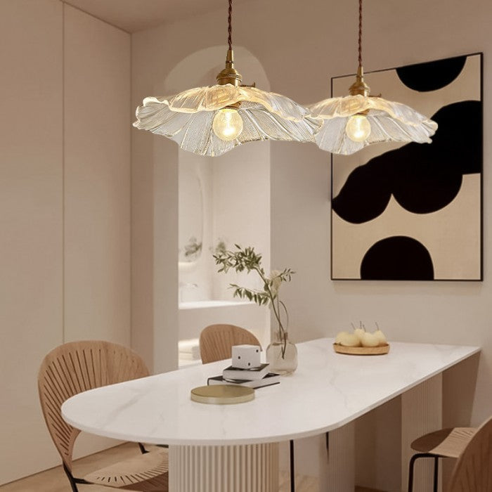BlüteLicht: Lampadario floreale dal design moderno per sala da pranzo e soggiorno