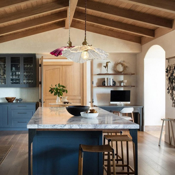 BlüteLicht: Lampadario floreale dal design moderno per sala da pranzo e soggiorno