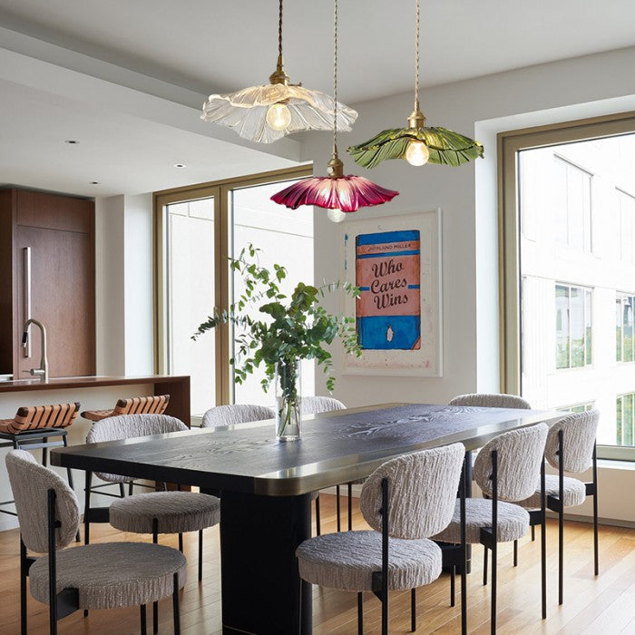 BlüteLicht: Lampadario floreale dal design moderno per sala da pranzo e soggiorno
